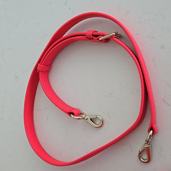 Never used KATE SPADE bag leather purse detachable adjustable strap tri-color - Picture 7 of 14